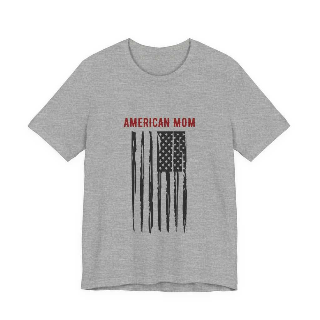 American Mom Flag T-Shirt — Patriotic Mother's Day Tee