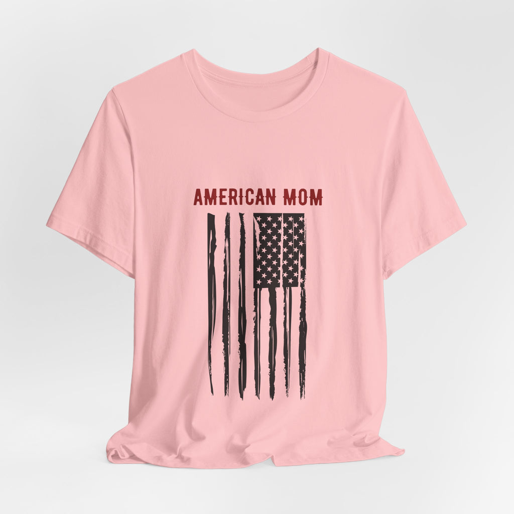 American Mom Flag T-Shirt — Patriotic Mother's Day Tee