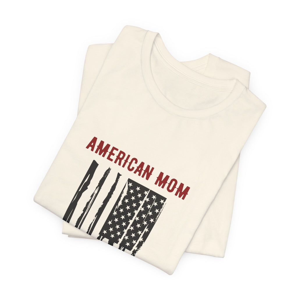 American Mom Flag T-Shirt — Patriotic Mother's Day Tee
