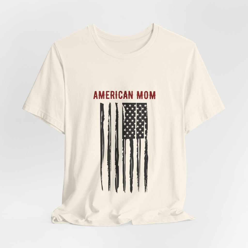 American Mom Flag T-Shirt — Patriotic Mother's Day Tee